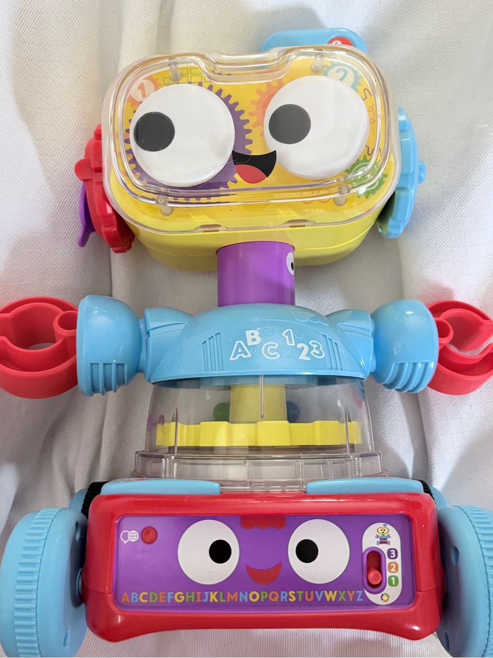 Fisher-Price 4-in-1 Ultimate Learning Bot - Interactive Stacking Toy